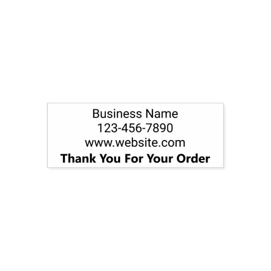 Website mit Firmennamen als Vorlage Permastempel (Design)