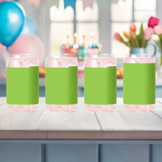 Website mit grünem Hintergrund und weißer Grenze Dosenglas (Insitu (Baby Party))