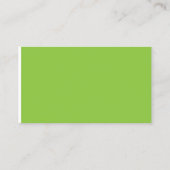 Website mit grünem Hintergrund und weißer Grenze Telefonnummerkarte (Rückseite)