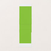 Website mit grünem Hintergrund und weißer Grenze Visitenkarten (Innenseite Aufgefaltet)