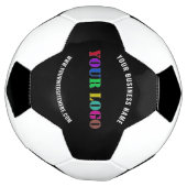 Website mit Ihrem Logo und Ball für Farbpromo-Fußb (Gedreht)