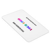 Website mit Ihrem Logo Werbeaktion Personalisiert Magnet (Rechte Seite)