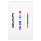 Website mit Ihrem Logo Werbeaktion Personalisiert Magnet (Vertikal)