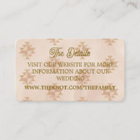 Website mit Karte für Hochzeitspapiere