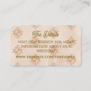 Website mit Karte für Hochzeitspapiere