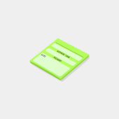 Website-Passwort-Post-it-Notizen (Grün) Post-it Klebezettel (angewinkelt)