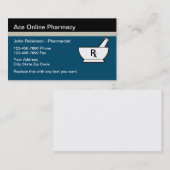 Website Pharmacy Pharmaceutical Business Cards Visitenkarte (Vorne/Hinten)