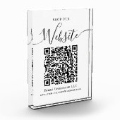 Website QR Code Firmenname Fotoblock (Links)