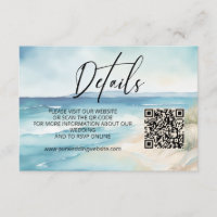 Website QR-Code für Hochzeiten von Wasserfarben am