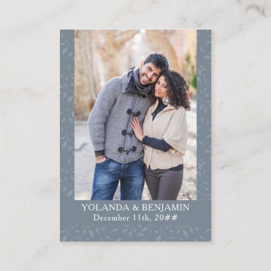 Website QR-Code für Snow Forest Winter Wedding Begleitkarte (Rückseite)