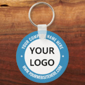 Website-Schlüsselanhänger für Firmenlogo Schlüsselanhänger (Vorderseite)