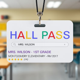 Website Search Resultat School Hall Pass Ausweis