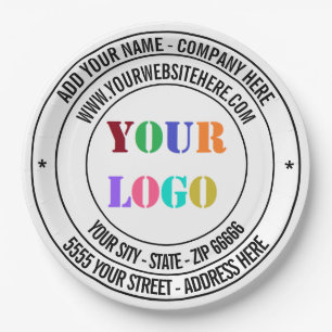 Website-Teller für benutzerdefinierte Textbenennun Pappteller