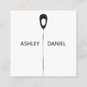 Website Tiny Peacock Stylized Modern Wedding Begleitkarte (Rückseite)