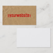 Website-Visitenkarte Visitenkarte (Vorne/Hinten)