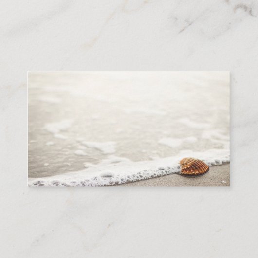 Website von Beach Waves Wedding Begleitkarte (Rückseite)