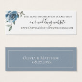 Website von Dusty Blue Botanical Wedding (Vorne & Hinten)