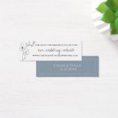 Website von Dusty Blue Meadow Wedding (Schreibtisch)