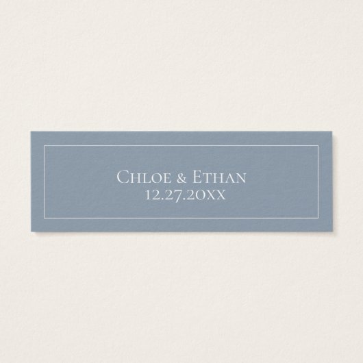 Website von Dusty Blue Meadow Wedding (Rückseite)