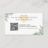 Website von Eucalyptus Foliage Begleitkarte (Vorderseite)