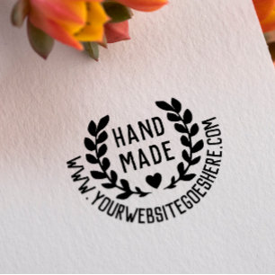 Website von Laurel Wreath Heart Handmade Gummistempel