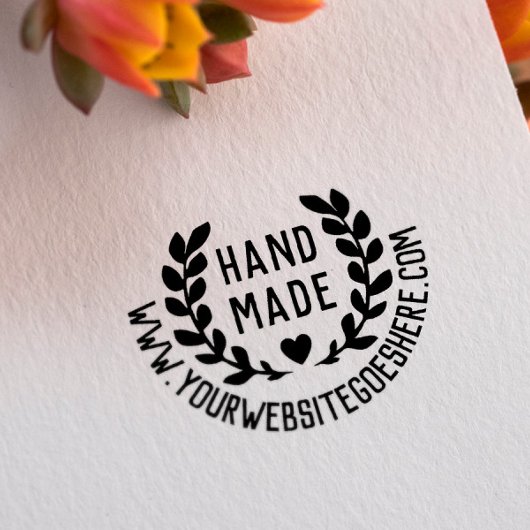 Website von Laurel Wreath Heart Handmade Gummistempel