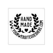 Website von Laurel Wreath Heart Handmade Gummistempel (Prägung)