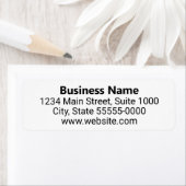 Website-Vorlage für die Rücksendeadresse von Firme (Insitu)