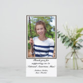 Website-Werbung dank Karte (Stehend Vorderseite)