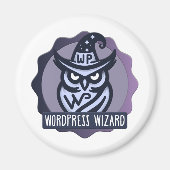 Website-Wizard-Abzeichen-Magnet Magnet (Vorne)
