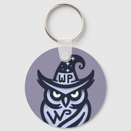 Website Wizard Abzeichen Schlüsselanhänger (Rückseite)