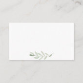 Website zu Winterberries Foliage Wedding Details Begleitkarte (Rückseite)