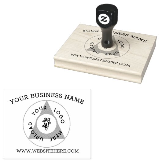 Website zum Circle Business Logo Gummistempel (Stempel)
