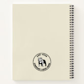 Website zum Firmenlogo hinzufügen Notizblock (Rückseite)