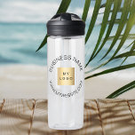 Website zum Firmenlogo Trinkflasche<br><div class="desc">Personalisieren Sie Ihr Firmenlogo,  Ihren Namen und Ihre Website URL</div>