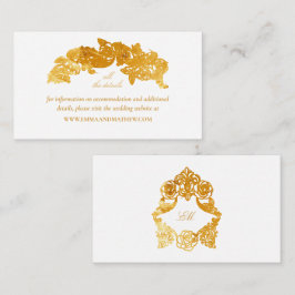 Website zum Hochzeitswettbewerb "White & Imitate G Begleitkarte