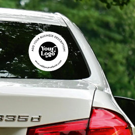 Website zum Logo "Car Window Decal" - Weiß Aufkleber