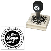 Website zum Logo für kundenspezifische Unternehmen Gummistempel (Stempel)