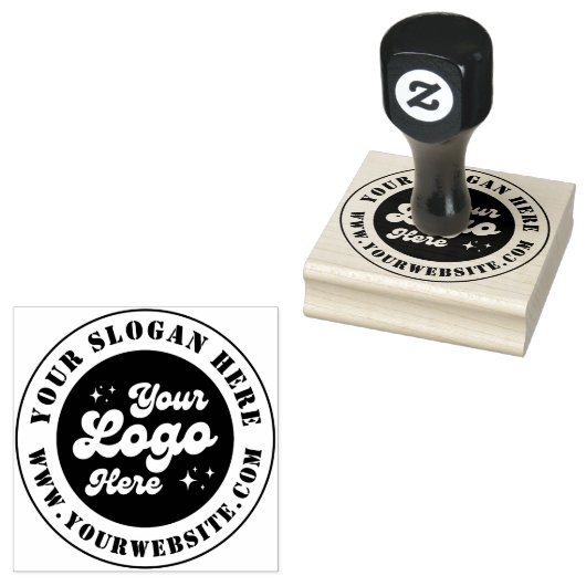 Website zum Logo für kundenspezifische Unternehmen Gummistempel (Stempel)