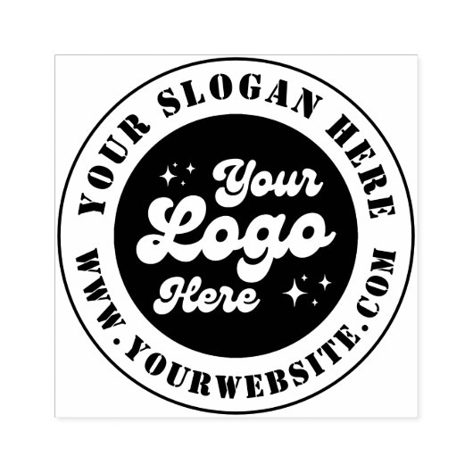 Website zum Logo für kundenspezifische Unternehmen Gummistempel (Prägung)