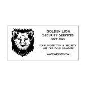Website zum Luxe Lion Business Logo Permastempel (Design)