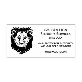 Website zum Luxe Lion Business Logo Permastempel