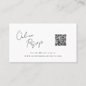 Website zum Online-UAWG QR-Code: Tulpen Visitenkarte (Vorderseite)