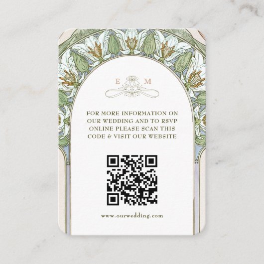 Website zum QR-Code für Vögel im Paradies Begleitkarte (Vorderseite)