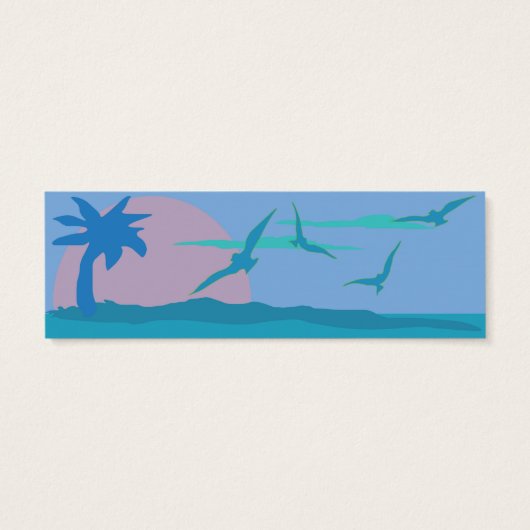 Website zum Thema "Blaues Meer" (Rückseite)