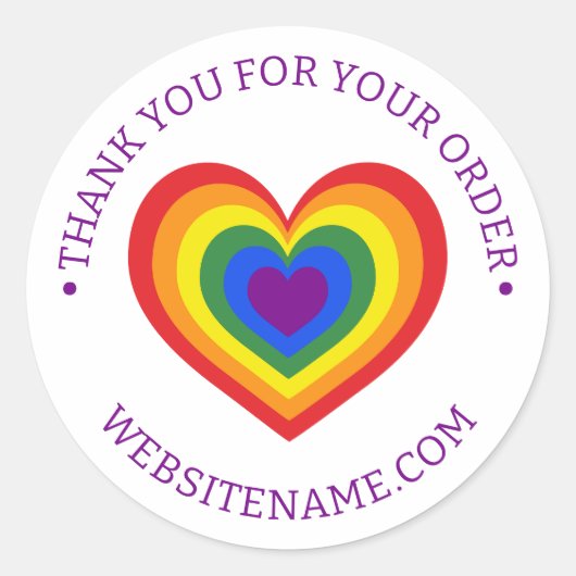 Website zum Thema "Geschäftsdanken" Runder Aufkleber (Vorderseite)