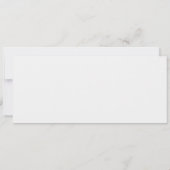 Website zum Thema Hochzeiten von Konzerten Save The Date (Rückseite)