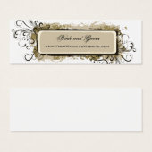 Website zur abstrakten Blumenhochzeit (Vorne & Hinten)