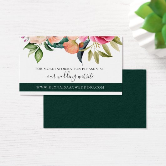 Website zur Hochzeit von Bohemischen Blooms (Schreibtisch)