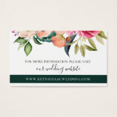 Website zur Hochzeit von Bohemischen Blooms (Vorderseite)